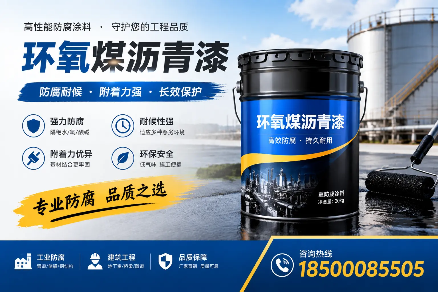 如何选择适合的环氧煤沥青漆？平凉市场选型指南